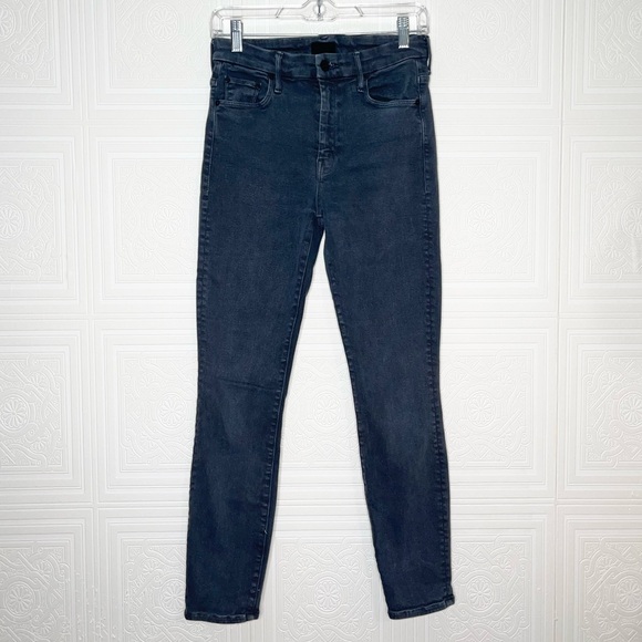MOTHER Women's Skinny Jeans in Dark Blue